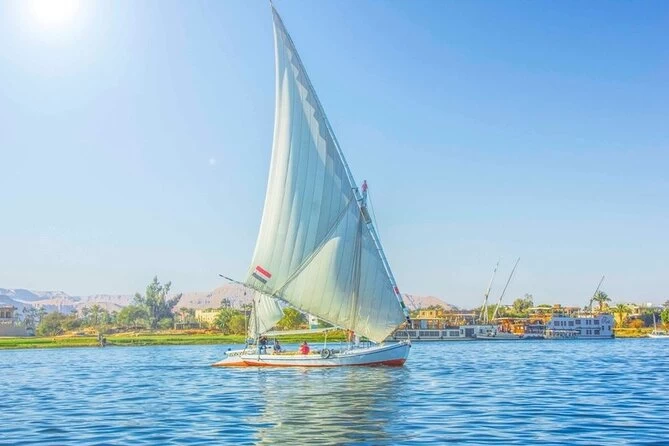 Banana Island by Classical Egyptian Felucca